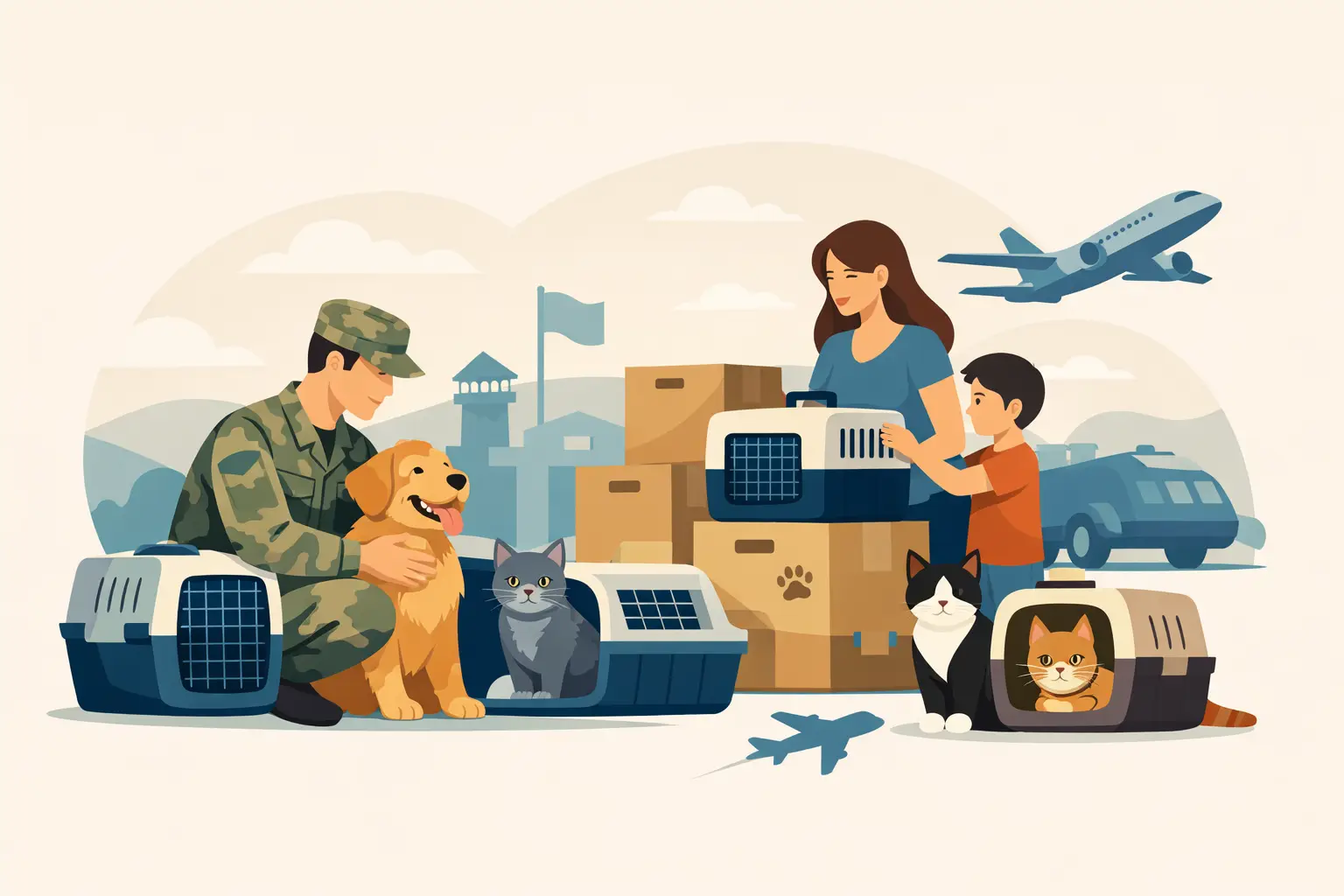 Pet Relocation Case Study for Military Families