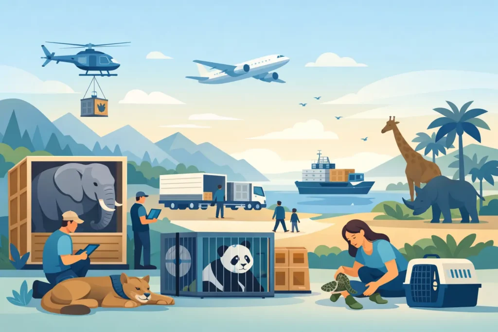Endangered Species Relocation Logistics