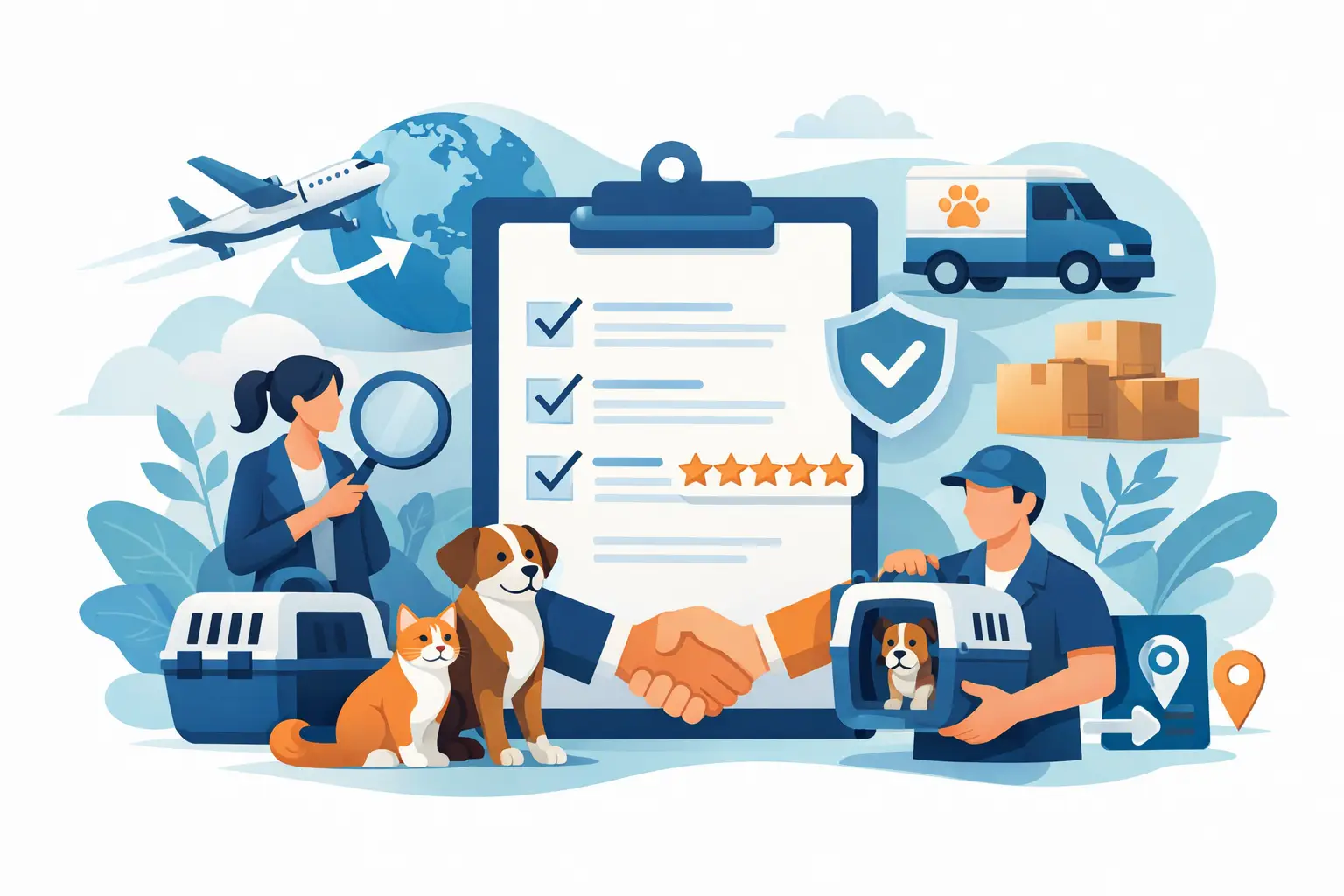 Pet Relocation Company Review Criteria