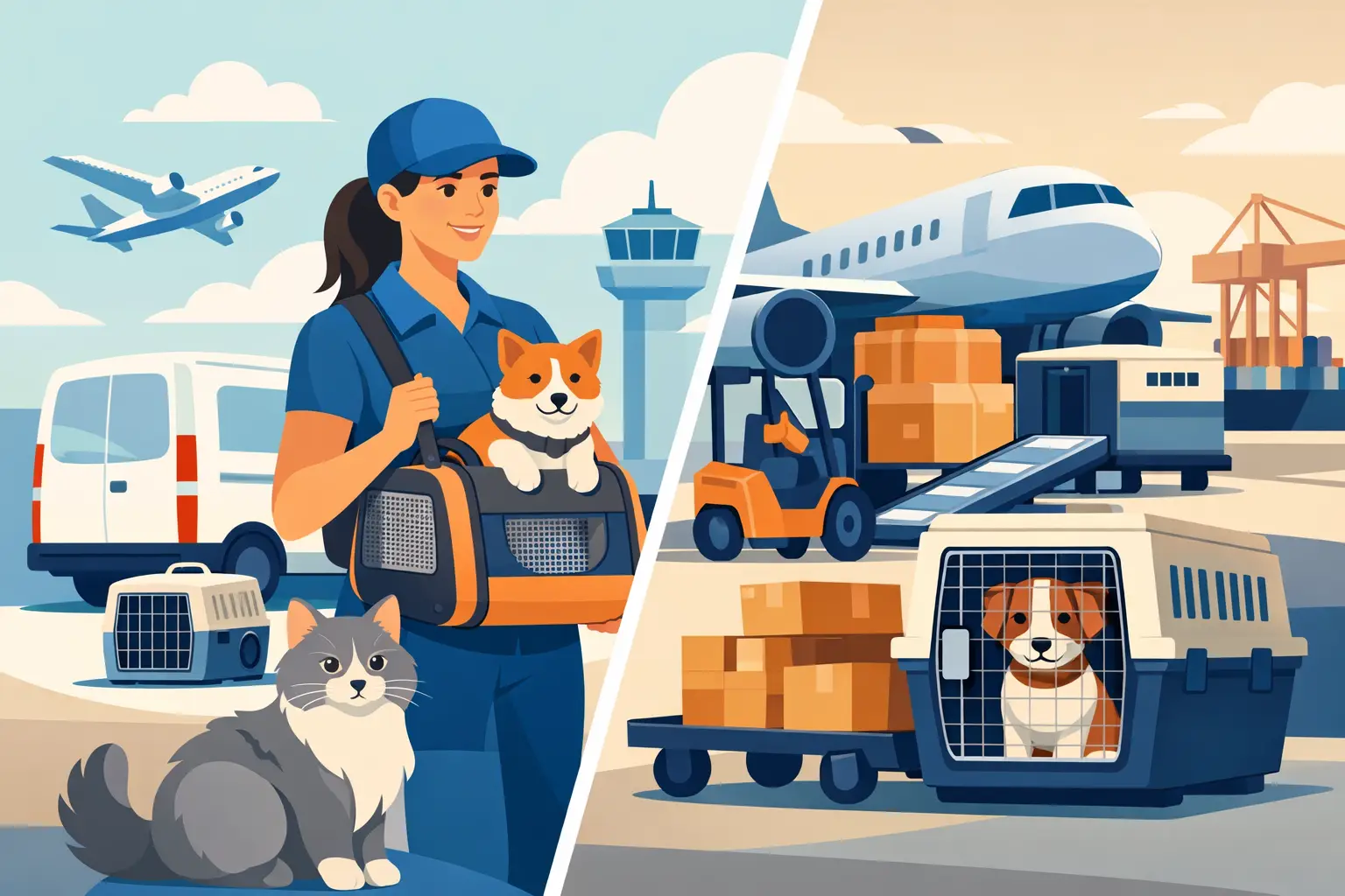 Pet Courier Versus Cargo Freight: Which Fits?
