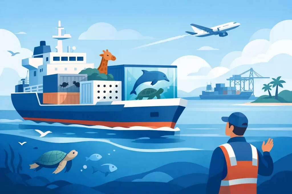 Safe Ocean Transport for Live Animals Worldwide