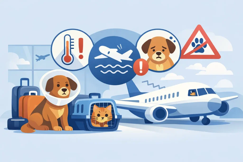 When Should Pets Avoid Flying? Key Safety Signs