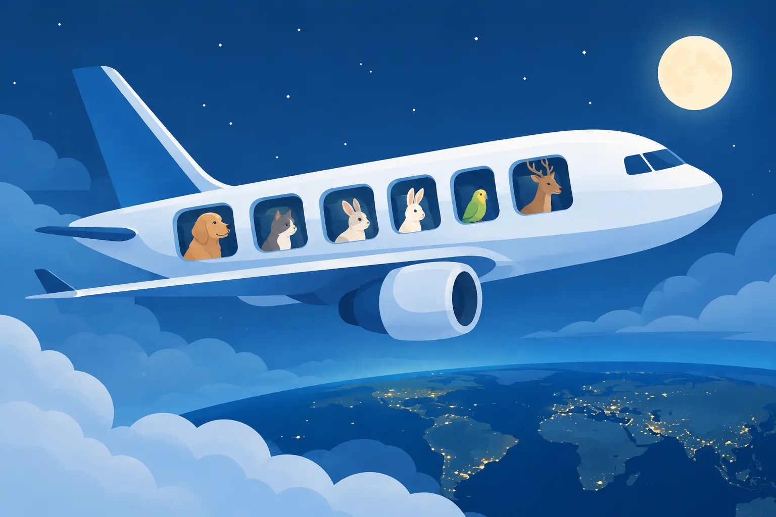 Can Animals Fly Overnight? Safe Travel Requirements