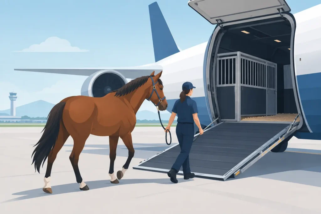 Equine Air Transport Review for Safe Horse Travel