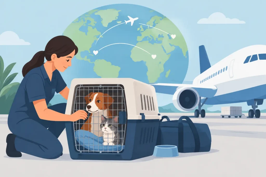 Shipping Rescue Animals Overseas With Care